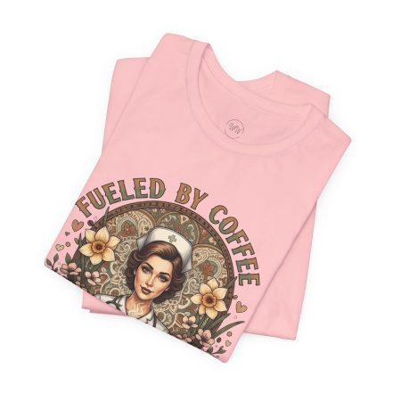 Coffee Nurse Tee — "Fueled by Coffee, Powered by Compassion" Graphic Shirt - Image 34