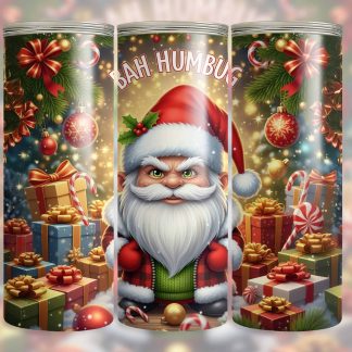 Bah Humbug Christmas Gnome Tumbler