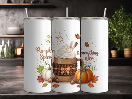 Pumpkin Spice 20 Oz Tumbler