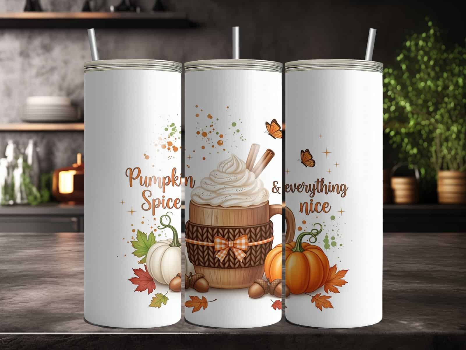 Pumpkin Spice 20 Oz Tumbler