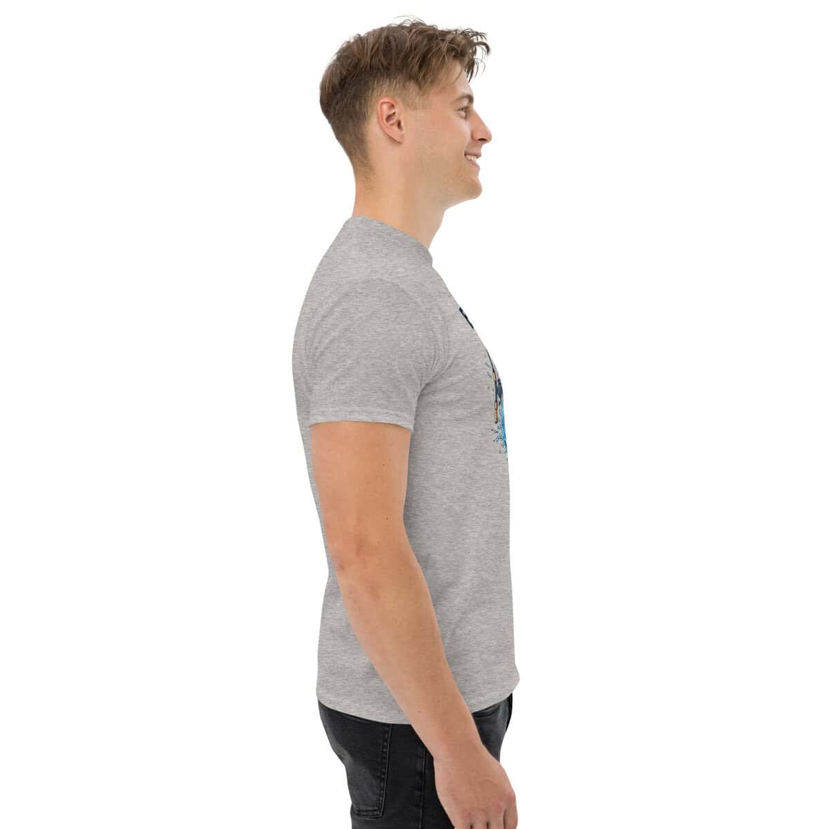 Born To Fish Forced To Work T-Shirt – Funny Fishing Tee for Anglers - Image 5