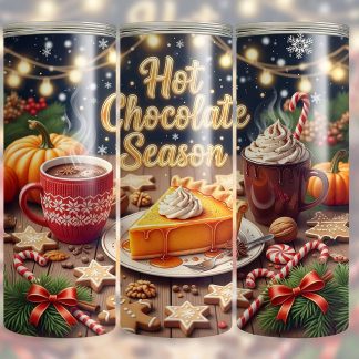 Hot Chocolate Season 20oz Sublimation Tumbler