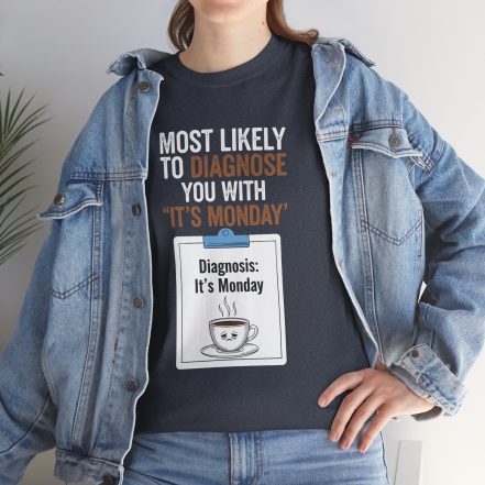 Funny Nurses Most Likely to Diagnose You With "It's Monday" Tee - Image 29