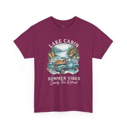 Lake Cabin Summer Vibes Tee — Vintage Truck Lakeside Retreat Shirt - Image 20
