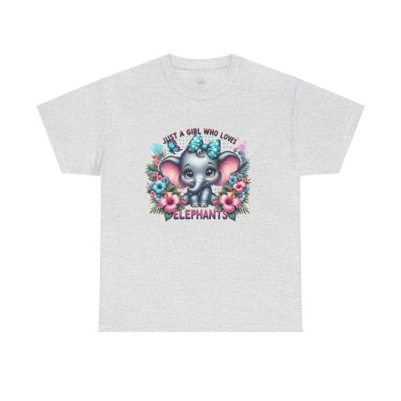 Just a Girl Who Loves Elephants T‑Shirt - Cute Baby Elephant Graphic Tee - Image 6