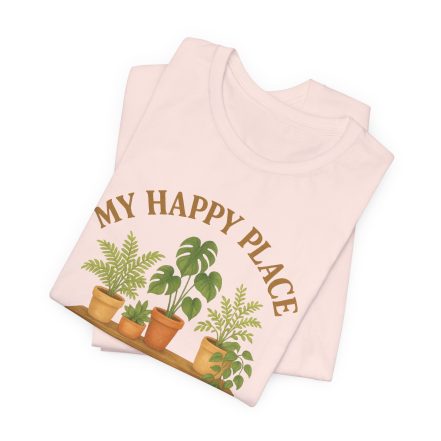 Plant Lover T-Shirt – “My Happy Place Is Rooted” Graphic Tee - Image 14