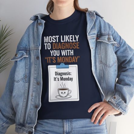 Funny Nurses Most Likely to Diagnose You With "It's Monday" Tee - Image 22