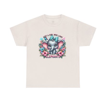 Just a Girl Who Loves Elephants T‑Shirt - Cute Baby Elephant Graphic Tee - Image 14