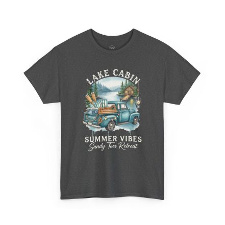 Lake Cabin Summer Vibes Tee — Vintage Truck Lakeside Retreat Shirt - Image 8