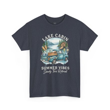 Lake Cabin Summer Vibes Tee — Vintage Truck Lakeside Retreat Shirt - Image 14