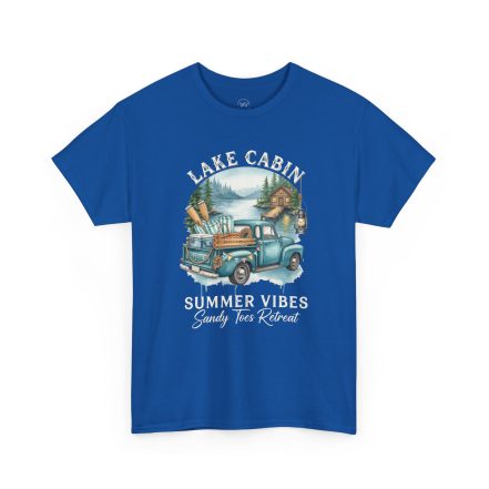 Lake Cabin Summer Vibes Tee — Vintage Truck Lakeside Retreat Shirt - Image 10