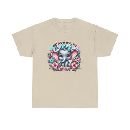 Just a Girl Who Loves Elephants T‑Shirt - Cute Baby Elephant Graphic Tee - Image 10