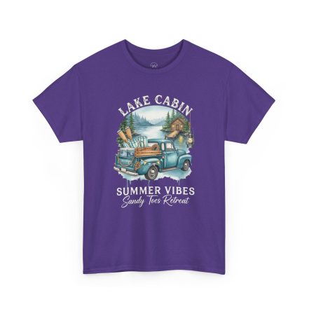 Lake Cabin Summer Vibes Tee — Vintage Truck Lakeside Retreat Shirt - Image 16