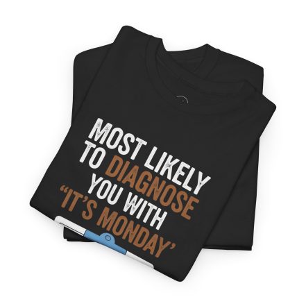 Funny Nurses Most Likely to Diagnose You With "It's Monday" Tee - Image 5