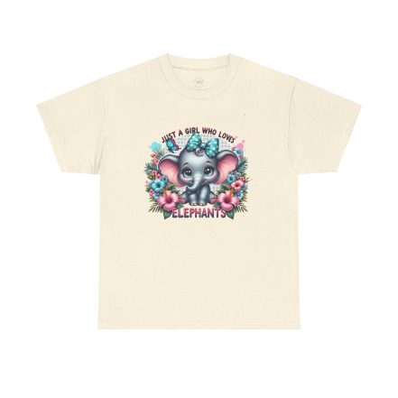 Just a Girl Who Loves Elephants T‑Shirt - Cute Baby Elephant Graphic Tee - Image 18