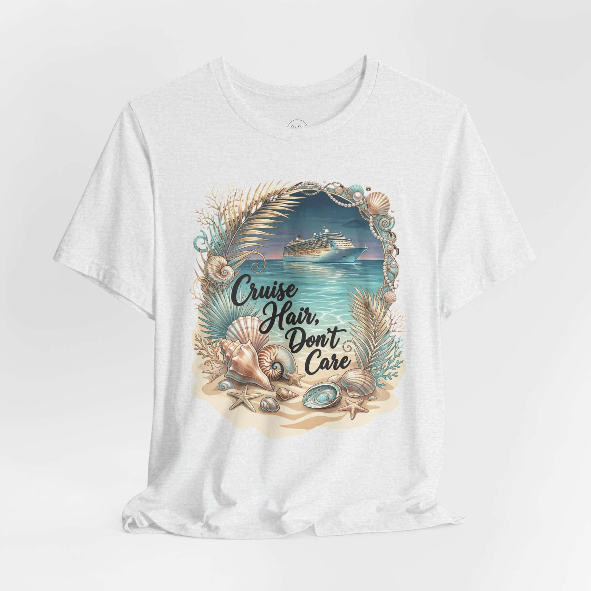 Cruise Hair Don't Care Beach T‑Shirt — Coastal Vacation Tee - Image 3