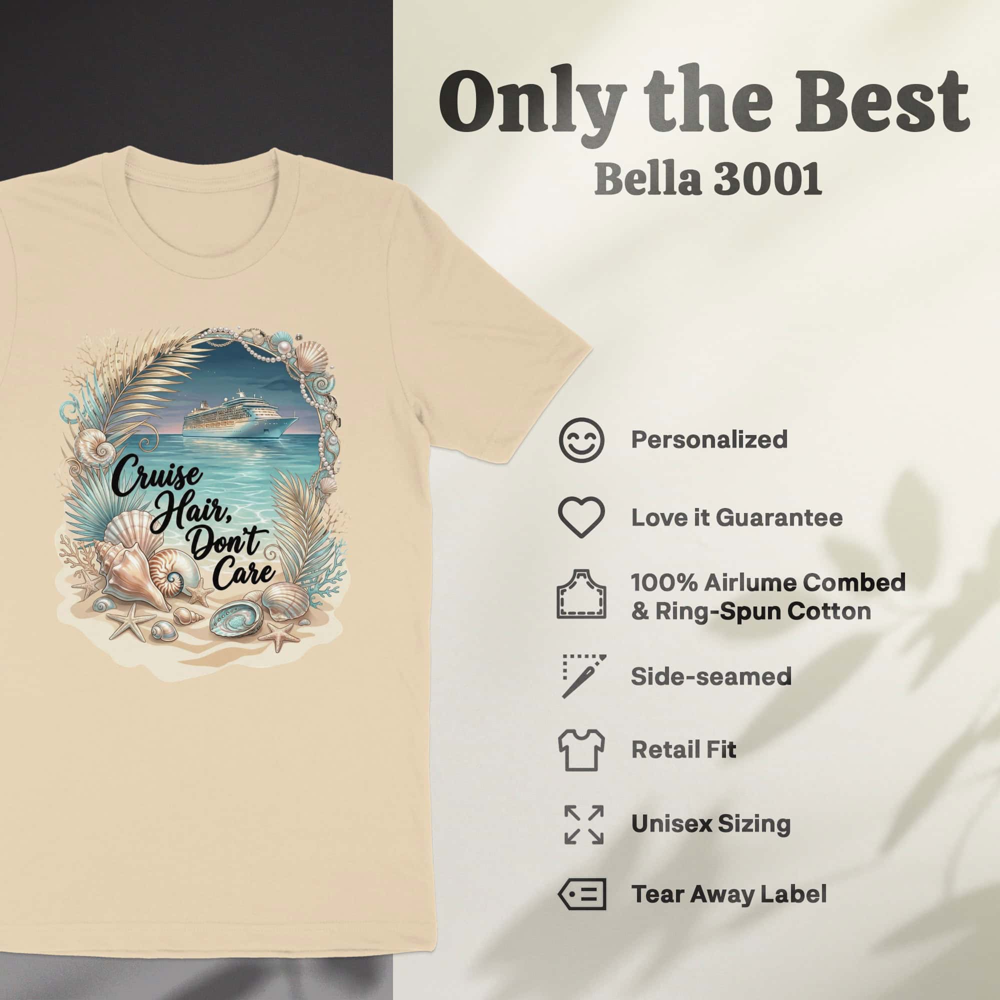 Cruise Hair Don't Care Beach T‑Shirt — Coastal Vacation Tee - Image 16