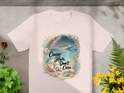 Cruise Hair Don't Care Beach T‑Shirt — Coastal Vacation Tee - Image 17