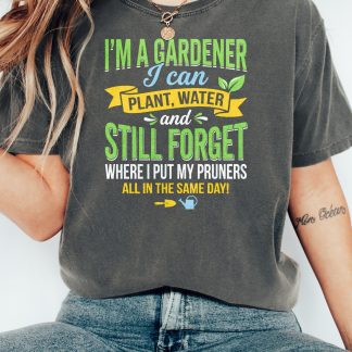 Multi-Tasking Gardener T-Shirt — Funny Gardening Tee