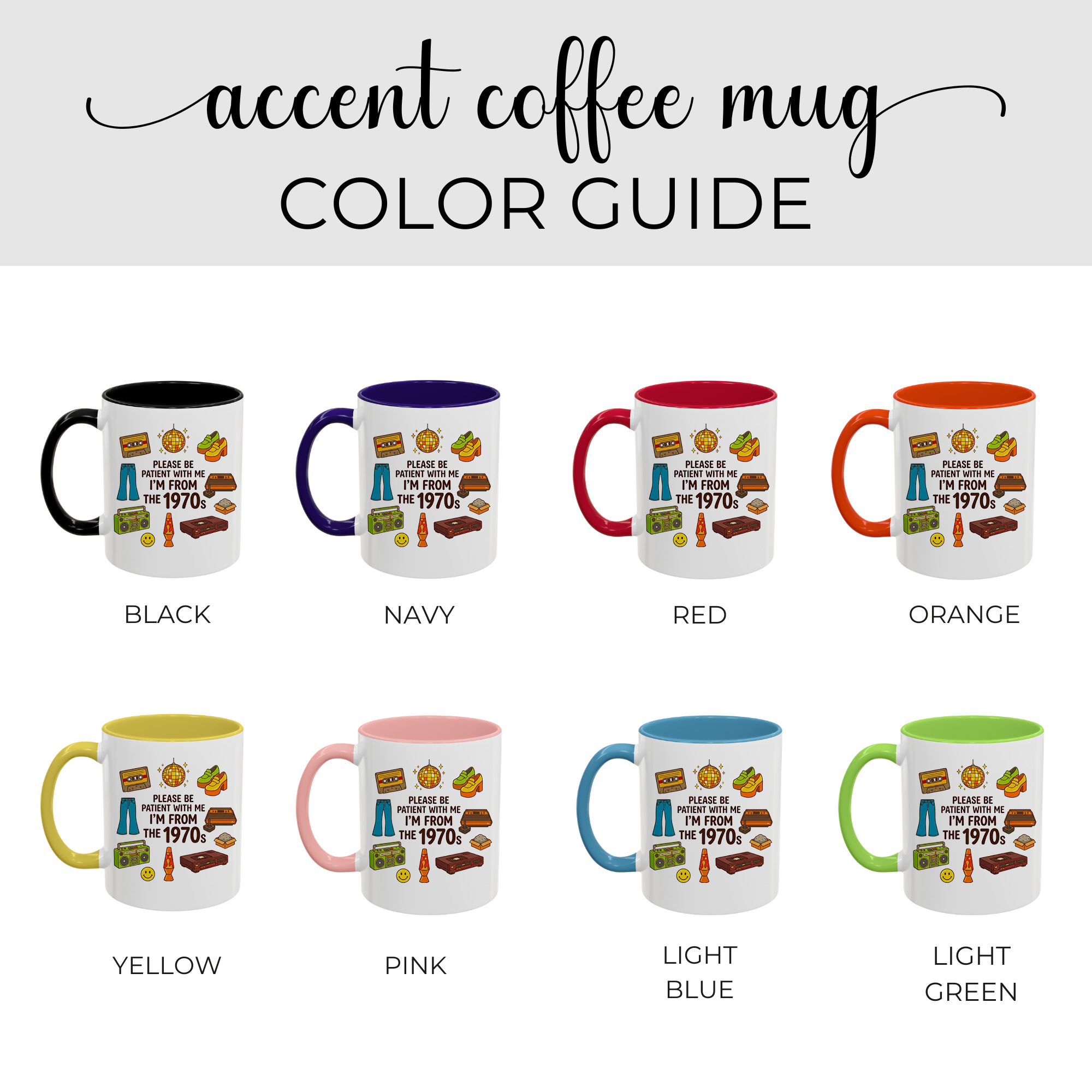 Please Be Patient With Me I Was Born In 70s The Funny 1970s Mug - Image 7